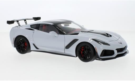 Coche miniatura Chevrolet Corvette 1/18 AUTOart (C7) ZR1 metallise gris clair 2019 Chevrolet Corvette 1/18 AUTOart (C7) ZR1 metallise gris clair 2019 coche miniatura