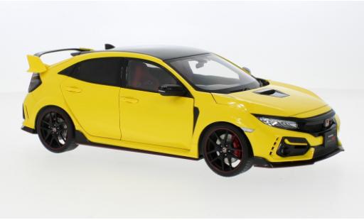 Coche miniatura Honda Civic 1/18 AUTOart Type R (FK8) amarillo RHD 2021 Honda Civic 1/18 AUTOart Type R (FK8) amarillo RHD 2021 coche miniatura