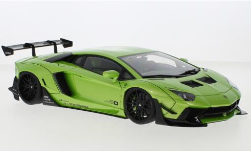 Coche miniatura Lamborghini Aventador 1/18 AUTOart LB-Works limited Edition metallise la chaux Lamborghini Aventador 1/18 AUTOart LB-Works limited Edition metallise la chaux coche miniatura