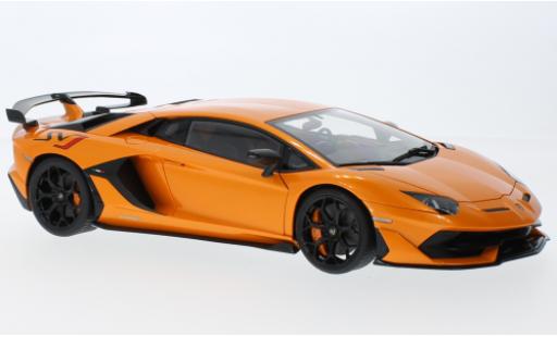 Coche miniatura Lamborghini Aventador 1/18 AUTOart SVJ metallise naranja 2019 Lamborghini Aventador 1/18 AUTOart SVJ metallise naranja 2019 coche miniatura