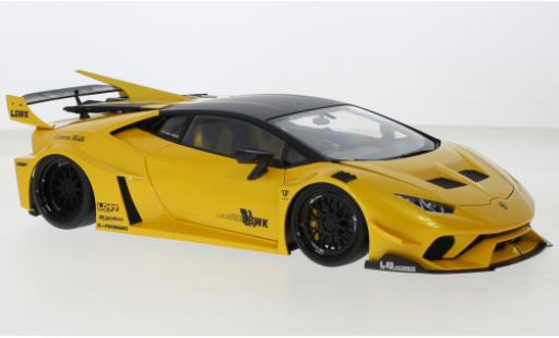 Coche miniatura Lamborghini Huracan 1/18 AUTOart GT Liberty Walk LB Silhouette Works metallise amarillo 2019 Lamborghini Huracan 1/18 AUTOart GT Liberty Walk LB Silhouette Works metallise amarillo 2019 coche miniatura
