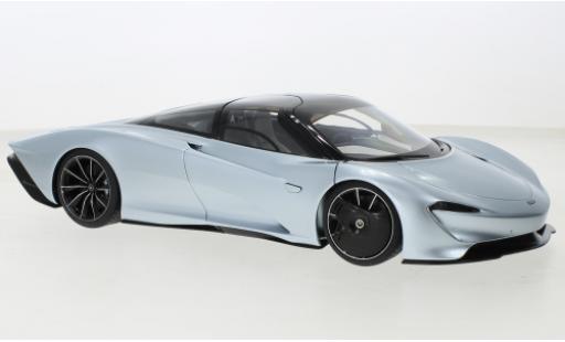 McLaren Speedtail 1/18 AUTOart SpeedTail metallise azul clair/negro 2020 coche miniatura