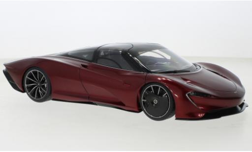 McLaren Speedtail 1/18 AUTOart SpeedTail metallise rouge foncé/negro 2020 coche miniatura