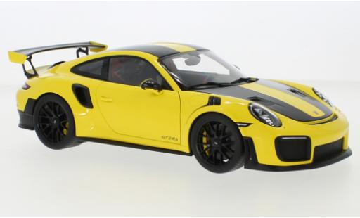 Coche miniatura Porsche 991 GT2 RS 1/18 AUTOart 911 (.2) amarillo 2017 Porsche 991 GT2 RS 1/18 AUTOart 911 (.2) amarillo 2017 coche miniatura