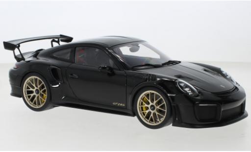 Coche miniatura Porsche 991 GT2 RS 1/18 AUTOart 911 (.2) negro 2017 Porsche 991 GT2 RS 1/18 AUTOart 911 (.2) negro 2017 coche miniatura