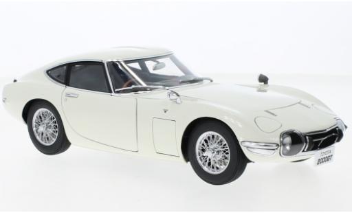 Coche miniatura Toyota 2000 GT 1/18 AUTOart blanco RHD 1965 Toyota 2000 GT 1/18 AUTOart blanco RHD 1965 coche miniatura