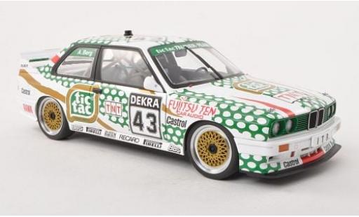 Coche miniatura Bmw M3 1/18 AUTOart (E30) No.43 Tic Tac DTM 1991 1:18 Bmw M3 1/18 AUTOart (E30) No.43 Tic Tac DTM 1991 1:18 coche miniatura