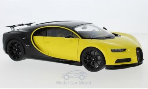 Coche miniatura Bugatti Chiron 1/18 AUTOart amarillo/negro 2017 Bugatti Chiron 1/18 AUTOart amarillo/negro 2017 coche miniatura