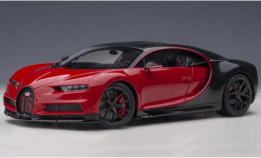Coche miniatura Bugatti Chiron 1/18 AUTOart Sport rojo/carbon 2019 No.16 Bugatti Chiron 1/18 AUTOart Sport rojo/carbon 2019 No.16 coche miniatura