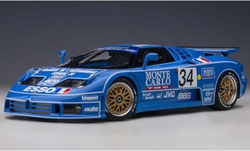 Bugatti EB110 1/18 AUTOart EB 110 LM No.34 24h Le Mans 1994 A.Cudini/E.Helary/J.-C.Boullion coche miniatura