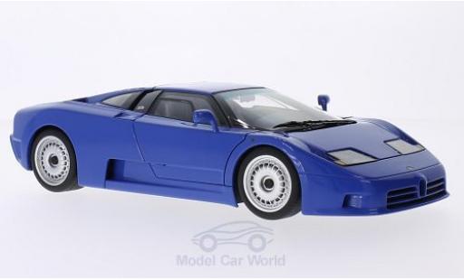 Coche miniatura Bugatti EB110 1/18 AUTOart GT azul 1991 Bugatti EB110 1/18 AUTOart GT azul 1991 coche miniatura