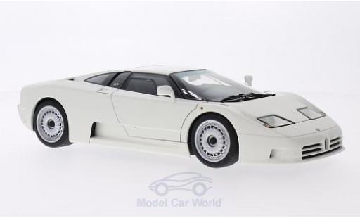 Coche miniatura Bugatti EB110 1/18 AUTOart GT blanco 1991 Bugatti EB110 1/18 AUTOart GT blanco 1991 coche miniatura