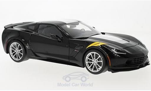 Coche miniatura Chevrolet Corvette C7 1/18 AUTOart (C7) Grand Sport negro/blanco 2017 Chevrolet Corvette C7 1/18 AUTOart (C7) Grand Sport negro/blanco 2017 coche miniatura