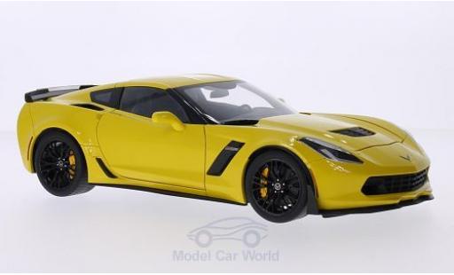 Coche miniatura Chevrolet Corvette C7 1/18 AUTOart (C7) Z06 amarillo 2014 Chevrolet Corvette C7 1/18 AUTOart (C7) Z06 amarillo 2014 coche miniatura