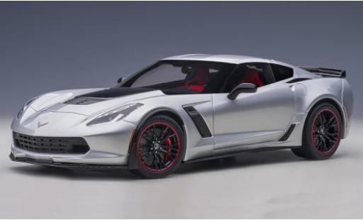 Coche miniatura Chevrolet Corvette 1/18 AUTOart (C7) Z06 gris/matt-negro 2014 Chevrolet Corvette 1/18 AUTOart (C7) Z06 gris/matt-negro 2014 coche miniatura