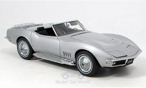 Coche miniatura Chevrolet Corvette 1/18 AUTOart gris 1969 Chevrolet Corvette 1/18 AUTOart gris 1969 coche miniatura
