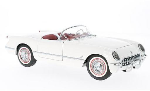 Coche miniatura Chevrolet Corvette 1/18 AUTOart blanco 1953 Chevrolet Corvette 1/18 AUTOart blanco 1953 coche miniatura