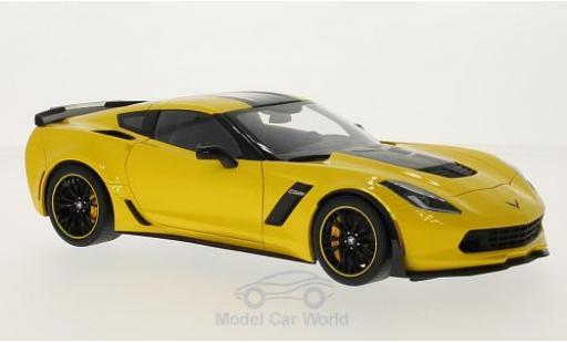 Coche miniatura Chevrolet Corvette C7 1/18 AUTOart Z06 C7-R Edition amarillo/negro 2014 Chevrolet Corvette C7 1/18 AUTOart Z06 C7-R Edition amarillo/negro 2014 coche miniatura