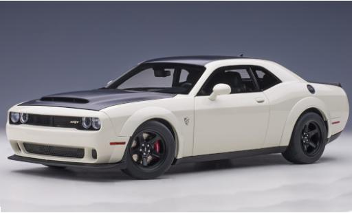 Coche miniatura Dodge Challenger 1/18 AUTOart SRT Demon blanco/matt-negro 2018 Dodge Challenger 1/18 AUTOart SRT Demon blanco/matt-negro 2018 coche miniatura