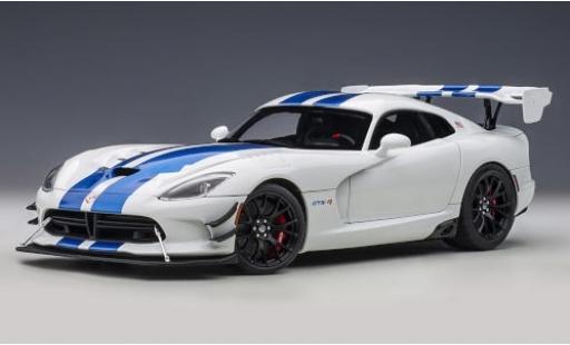Coche miniatura Dodge Viper 1/18 AUTOart GTS-R Commemorative Edition ACR blanco/metalico azul 2017 Dodge Viper 1/18 AUTOart GTS-R Commemorative Edition ACR blanco/metalico azul 2017 coche miniatura