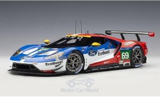 Ford GT 1/18 AUTOart azul 2016 Plain Body Version coche miniatura