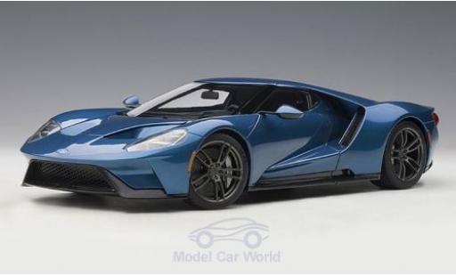 Ford GT 1/18 AUTOart metalico azul 2017 coche miniatura