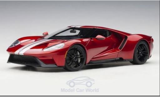 Ford GT 1/18 AUTOart metalico rojo/gris 2017 coche miniatura