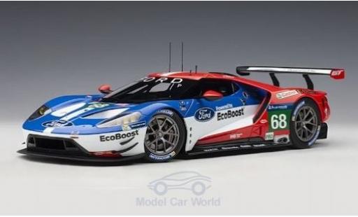Coche miniatura Ford GT 1/18 AUTOart No.68 Chip Ganassi Racing USA 24h Le Mans 2016 J.Hand/D.Müller/S.Bourdais Ford GT 1/18 AUTOart No.68 Chip Ganassi Racing USA 24h Le Mans 2016 J.Hand/D.Müller/S.Bourdais coche miniatura