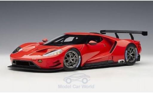 Ford GT 1/18 AUTOart rojo 2016 Plain Body Version coche miniatura