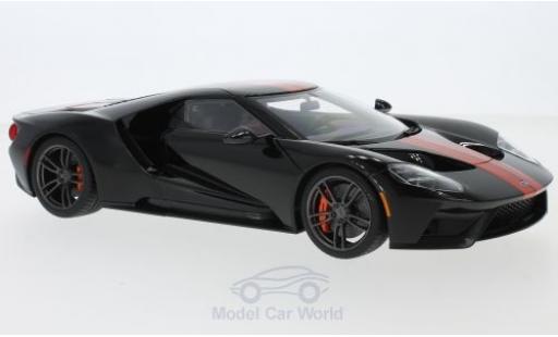 Ford GT 1/18 AUTOart negro/naranja 2017 coche miniatura