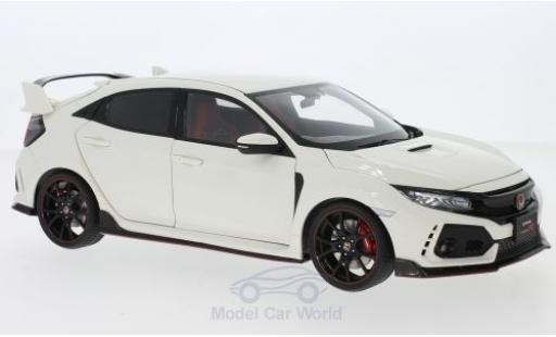 Coche miniatura Honda Civic 1/18 AUTOart Type R (FK8) blanco RHD 2017 Honda Civic 1/18 AUTOart Type R (FK8) blanco RHD 2017 coche miniatura