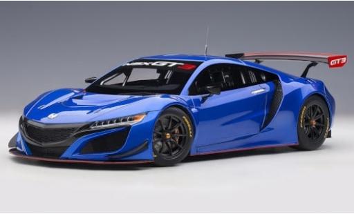 Coche miniatura Honda NSX 1/18 AUTOart GT3 azul 2018 Plain Body Version Honda NSX 1/18 AUTOart GT3 azul 2018 Plain Body Version coche miniatura