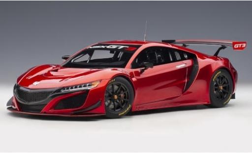 Coche miniatura Honda NSX 1/18 AUTOart GT3 rojo 2018 Plain Body Version Honda NSX 1/18 AUTOart GT3 rojo 2018 Plain Body Version coche miniatura