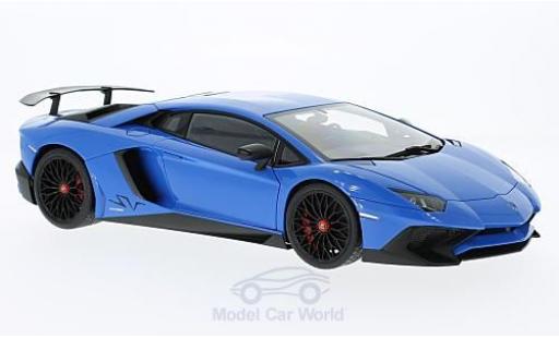 Coche miniatura Lamborghini Aventador 1/18 AUTOart LP750-4 SV azul 2015 Lamborghini Aventador 1/18 AUTOart LP750-4 SV azul 2015 coche miniatura