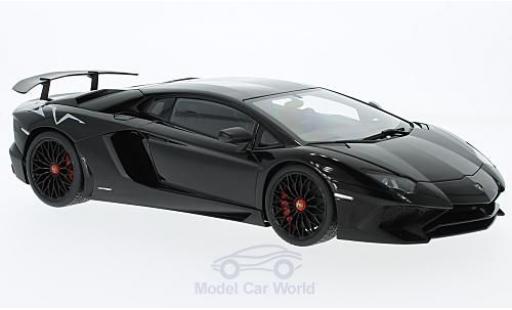 Coche miniatura Lamborghini Aventador 1/18 AUTOart LP750-4 SV negro 2015 Lamborghini Aventador 1/18 AUTOart LP750-4 SV negro 2015 coche miniatura