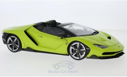 Coche miniatura Lamborghini Centenario 1/18 AUTOart Roadster verde 2016 Lamborghini Centenario 1/18 AUTOart Roadster verde 2016 coche miniatura