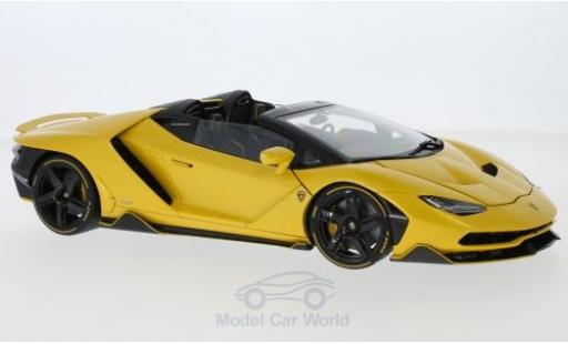 Coche miniatura Lamborghini Centenario 1/18 AUTOart Roadster metalico amarillo 2016 Lamborghini Centenario 1/18 AUTOart Roadster metalico amarillo 2016 coche miniatura