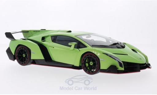 Coche miniatura Lamborghini Veneno 1/18 AUTOart metalico verde 2013 Lamborghini Veneno 1/18 AUTOart metalico verde 2013 coche miniatura