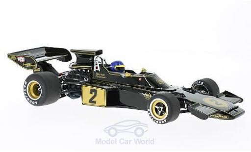 Coche miniatura Lotus 72 1/18 AUTOart E No.2 John Player Special Formel 1 1973 mit Fahrerfigur R.Peterson Lotus 72 1/18 AUTOart E No.2 John Player Special Formel 1 1973 mit Fahrerfigur R.Peterson coche miniatura