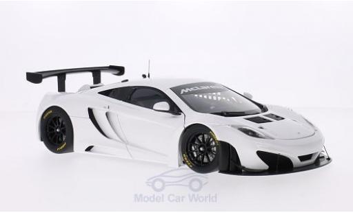 Coche miniatura McLaren MP4-12C 1/18 AUTOart 12C GT3 blanco 2011 McLaren MP4-12C 1/18 AUTOart 12C GT3 blanco 2011 coche miniatura