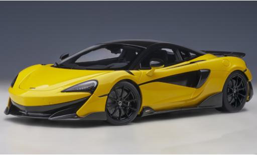 Coche miniatura McLaren 600 1/18 AUTOart LT amarillo/negro 2019 McLaren 600 1/18 AUTOart LT amarillo/negro 2019 coche miniatura