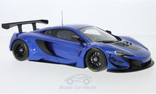 McLaren 650 1/18 AUTOart S GT3 azul/negro 2014 coche miniatura