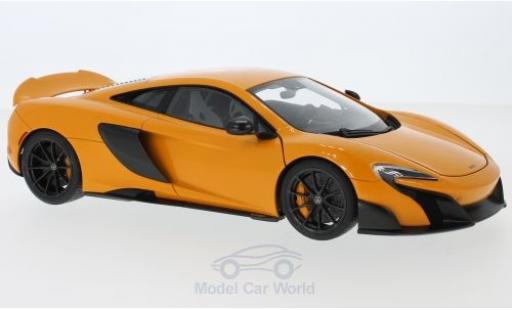 Coche miniatura McLaren 675 1/18 AUTOart LT naranja 2016 McLaren 675 1/18 AUTOart LT naranja 2016 coche miniatura