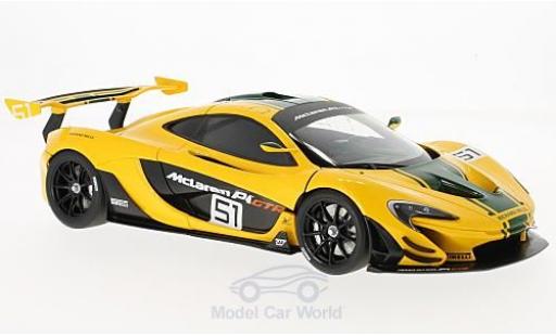 Coche miniatura McLaren P1 1/18 AUTOart GTR amarillo/verde 2015 Motorshow Genf McLaren P1 1/18 AUTOart GTR amarillo/verde 2015 Motorshow Genf coche miniatura