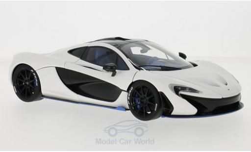 Coche miniatura McLaren P1 1/18 AUTOart matt-blanco RHD 2013 McLaren P1 1/18 AUTOart matt-blanco RHD 2013 coche miniatura