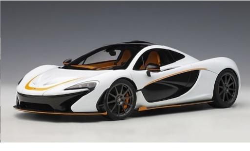 Coche miniatura McLaren P1 1/18 AUTOart blanco/naranja 2013 McLaren P1 1/18 AUTOart blanco/naranja 2013 coche miniatura