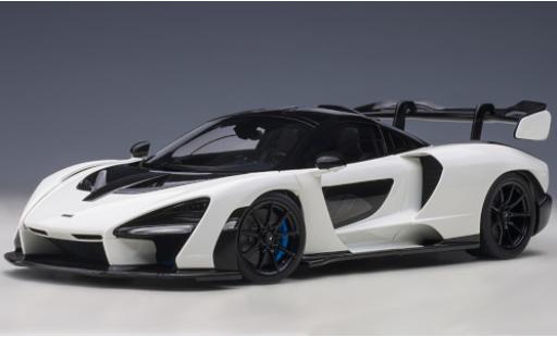 Coche miniatura McLaren Senna 1/18 AUTOart blanco/negro 2018 McLaren Senna 1/18 AUTOart blanco/negro 2018 coche miniatura