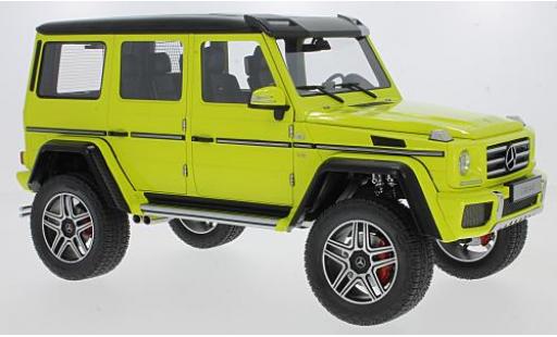 Coche miniatura Mercedes Classe G 1/18 AUTOart G500 4x4 amarillo 2016 Mercedes Classe G 1/18 AUTOart G500 4x4 amarillo 2016 coche miniatura