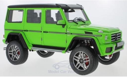 Coche miniatura Mercedes Classe G 1/18 AUTOart G500 4x4 verde 2016 Mercedes Classe G 1/18 AUTOart G500 4x4 verde 2016 coche miniatura