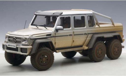 Mercedes Classe G 1/18 AUTOart G63 AMG 6x6 gris 2013 mit Gebrauchsspuren coche miniatura